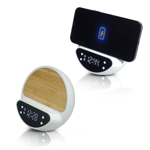 שעון דיגיטלי בשילוב מטען אלחוטי – תמונה 4