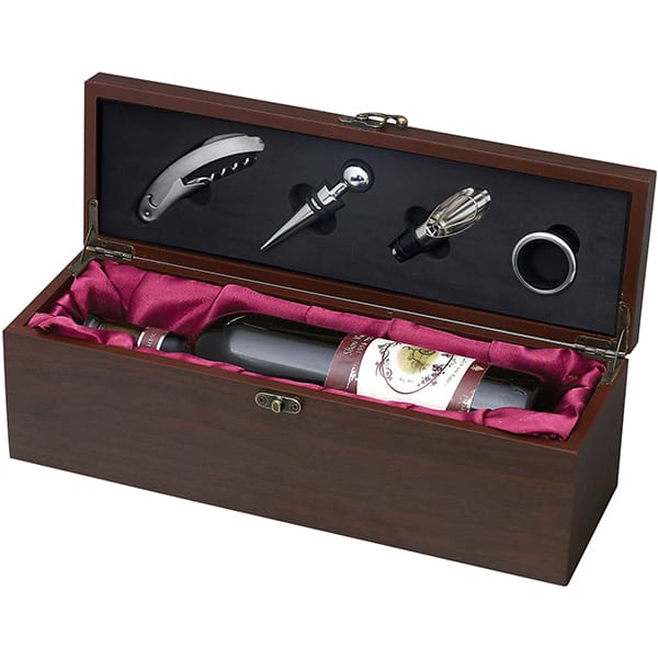 מארז עץ לבקבוק יין