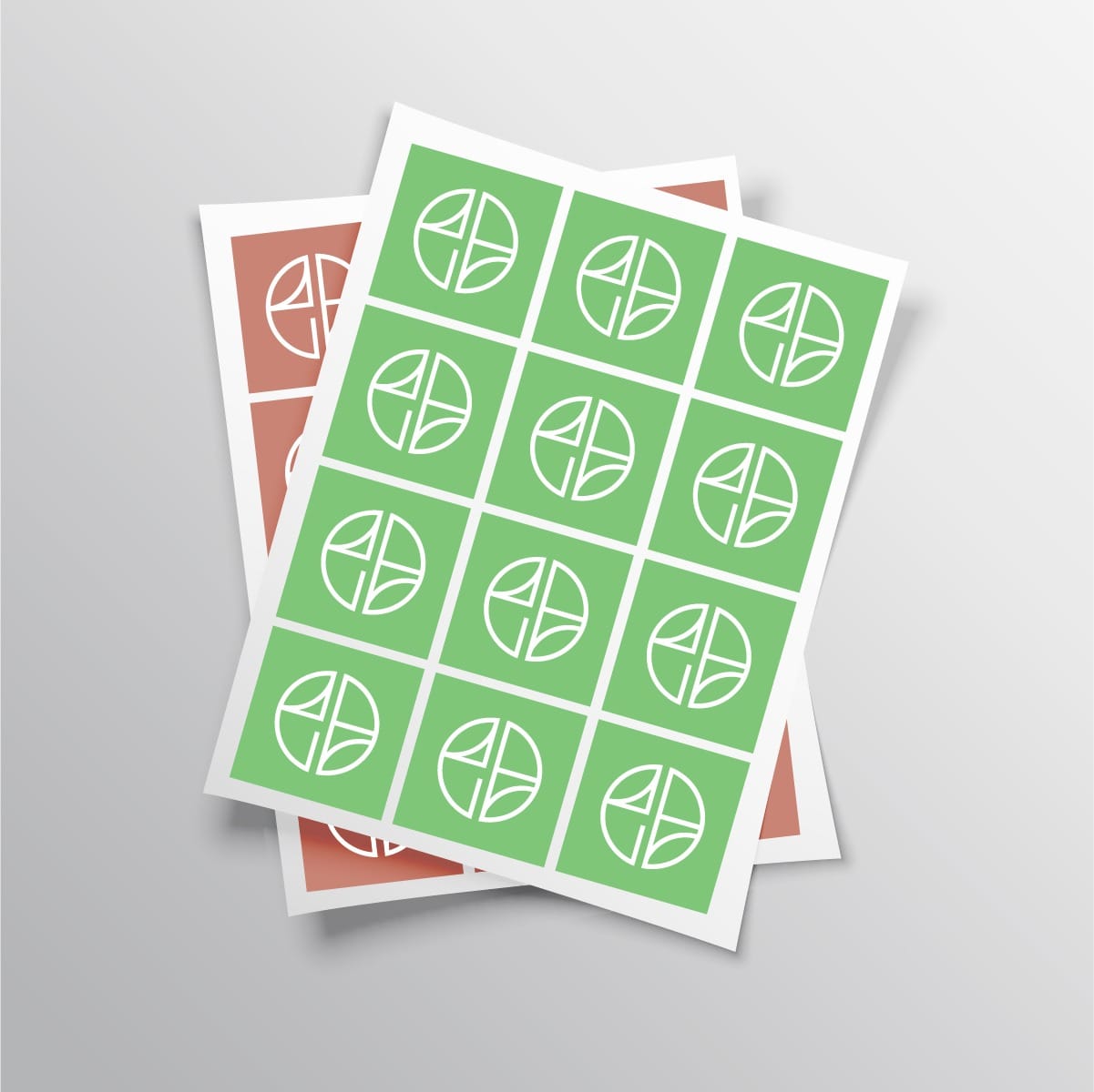 מדבקות מרובעות 15X15