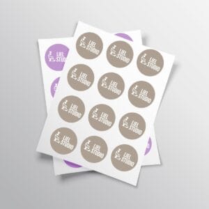 מדבקות עגולות קוטר 10