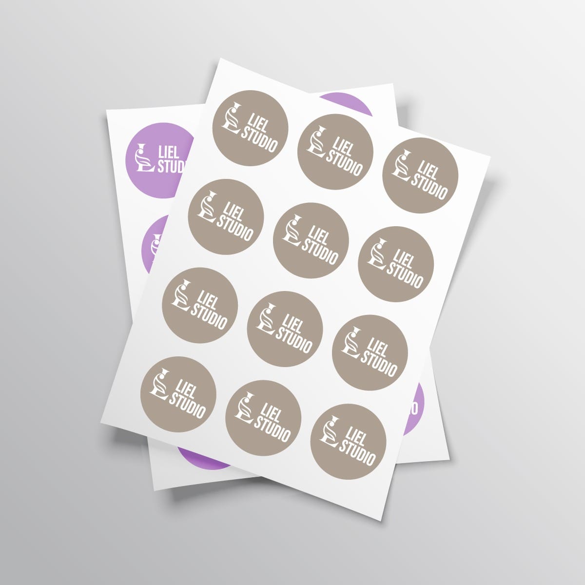 מדבקות עגולות קוטר 10