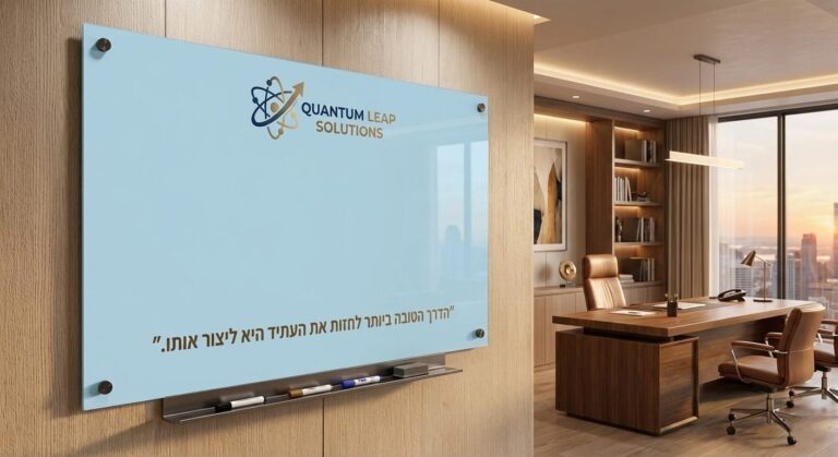 לוחות זכוכית מחיקים וממותגים – פתרון יוקרתי, פרקטי ומעוצב לעסקים