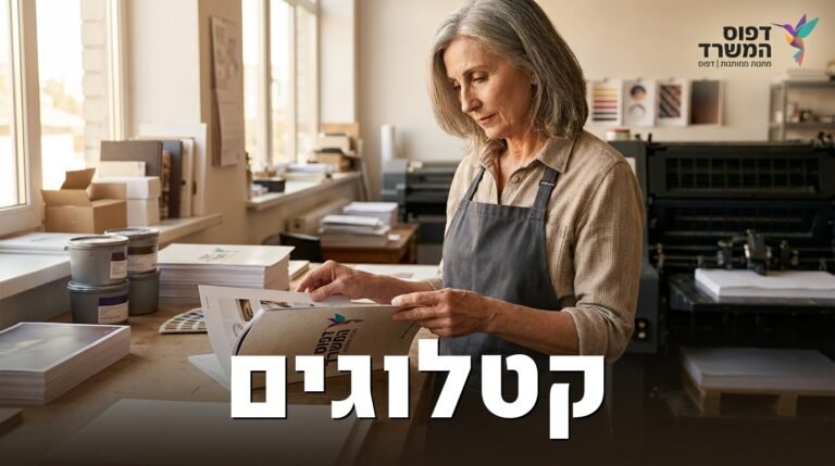 קטלוגים ומתנות ממותגות: איך דפוס המשרד מברור חיל בונה את המותג שלכם בעידן הדיגיטלי