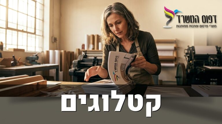 קטלוגים מודפסים: לא רק נייר, אלא כרטיס הביקור היוקרתי של העסק שלך