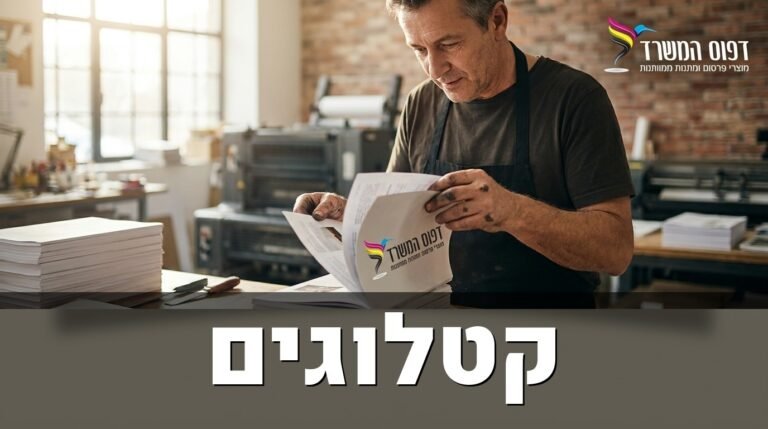 המדריך המלא של דפוס המשרד: איך קטלוגים ומתנות ממותגות בונים לכם מותג מנצח בעולם דיגיטלי?