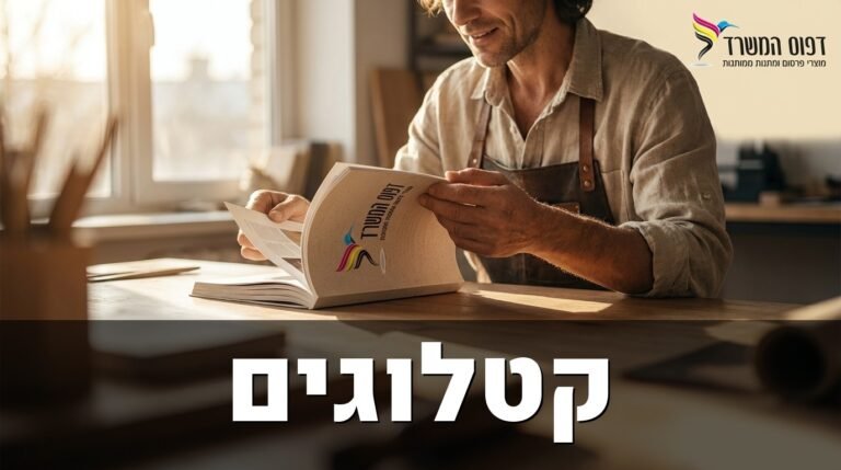 קטלוגים מודפסים ומתנות ממותגות: הכוח הבלתי מעורער של מיתוג פיזי בעידן דיגיטלי